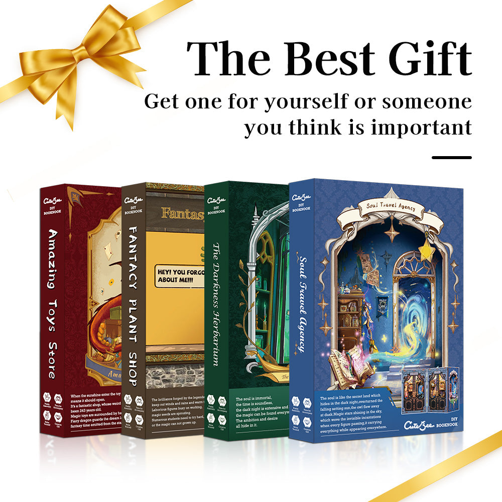 CUTEBEE DIY Book Nook Kit(Magic Shop Series)