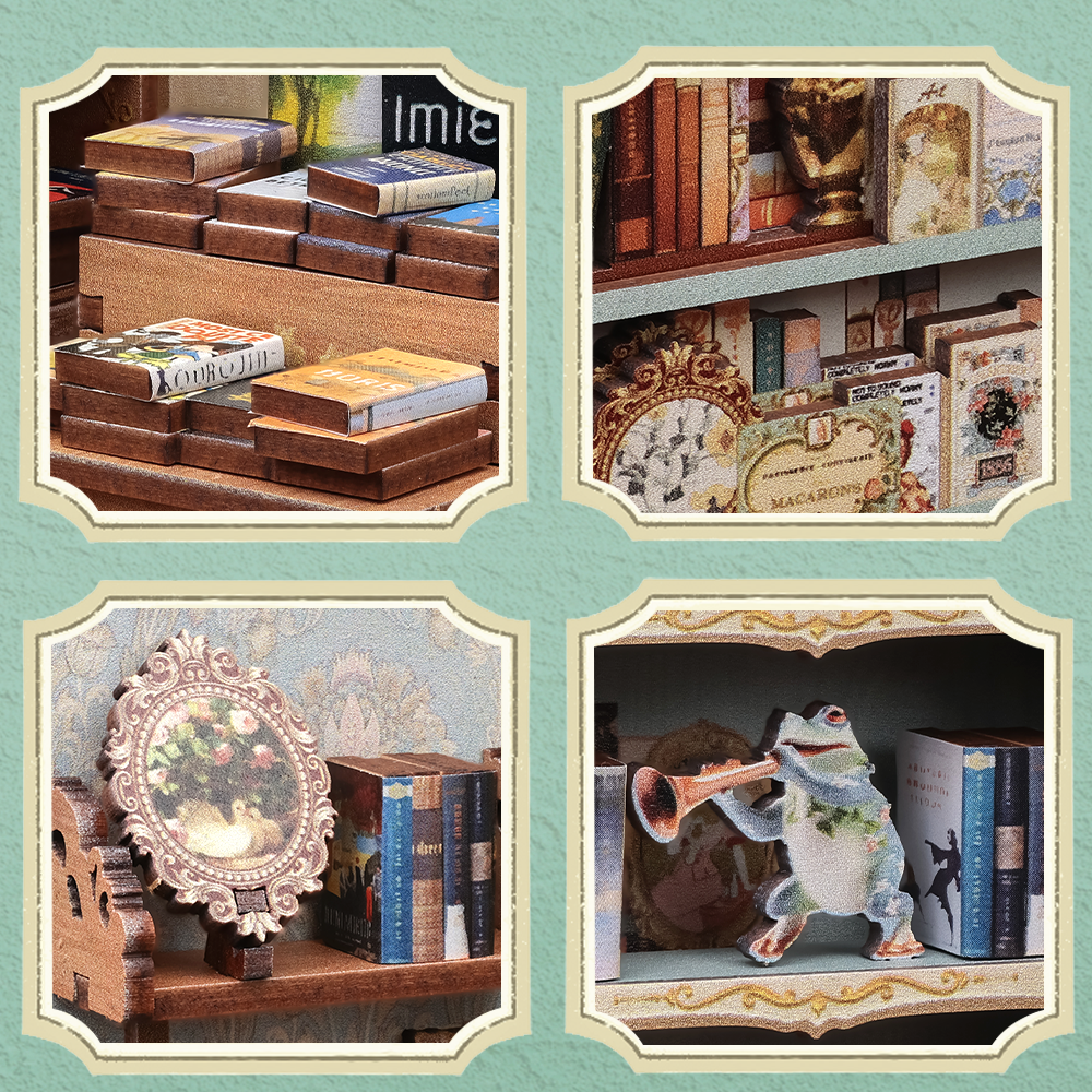 CUTEBEE DIY Book Nook Kit | Muse Bookstore