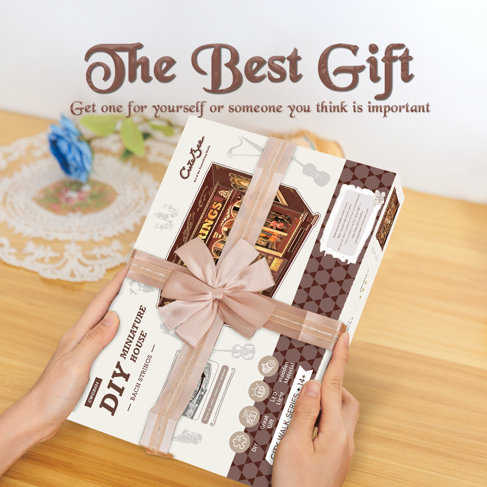 CUTEBEE DIY Miniature House | Bach Strings