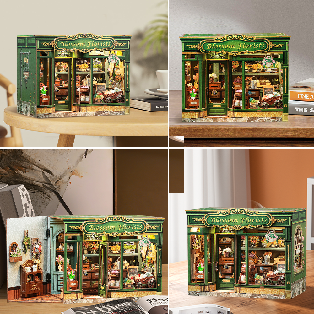 CUTEBEE DIY Dollhouse Kit | Blossom Florists