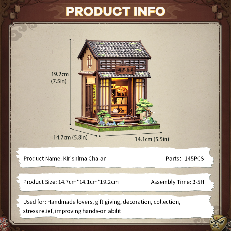 CUTEBEE DIY Miniature House | Kirishima Cha-an