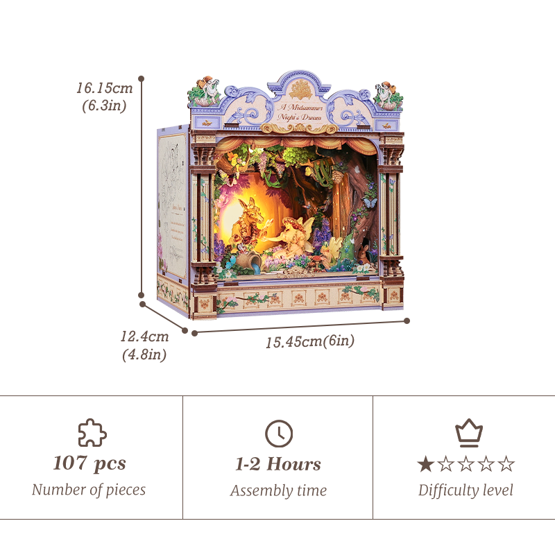 CUTEBEE DIY Miniature House |A Midsummer Night's Dream