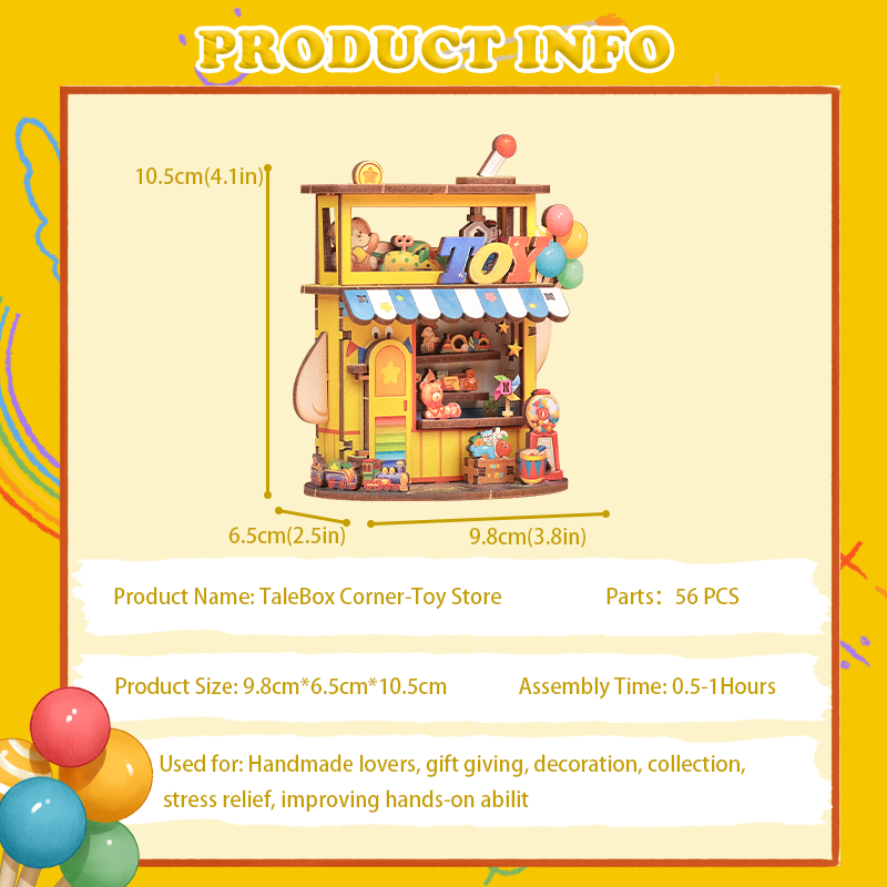 CUTEBEE Mini Store Series | TaleBox Corner-Toy Store