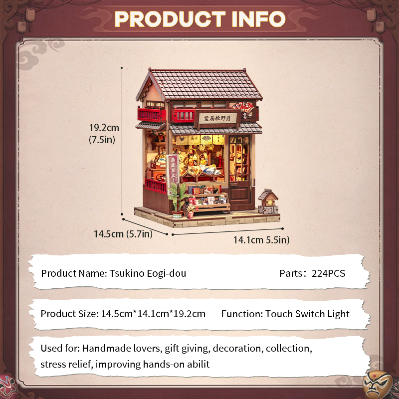 CUTEBEE DIY Miniature House | Tsukino Eogi-dou