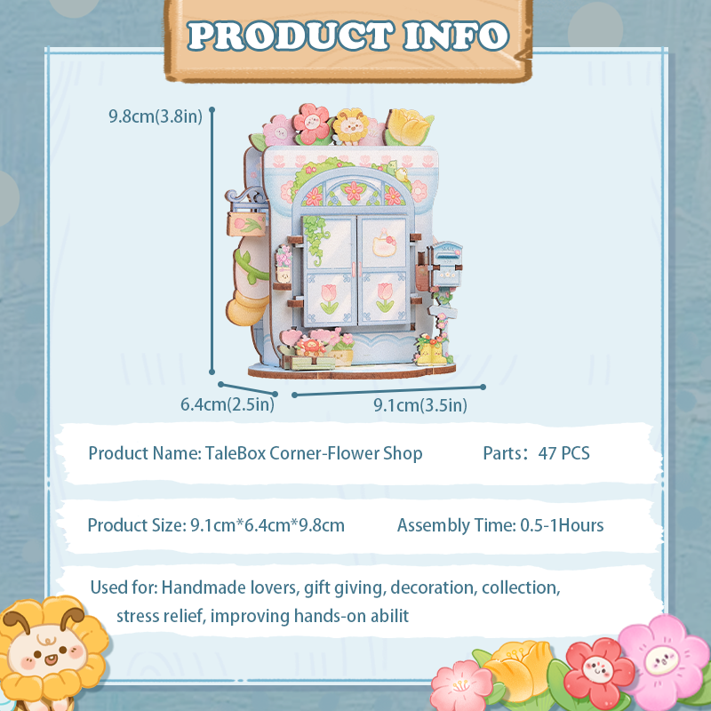 CUTEBEE Mini Store Series | TaleBox Corner-Flower Shop