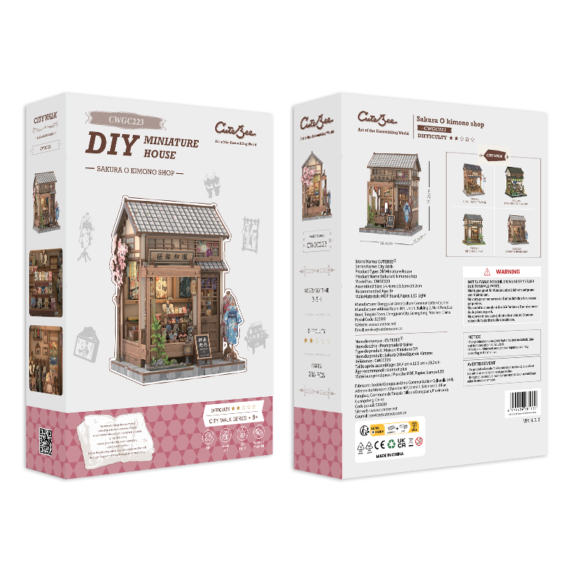 CUTEBEE DIY Miniature House | Sakura o kimono shop