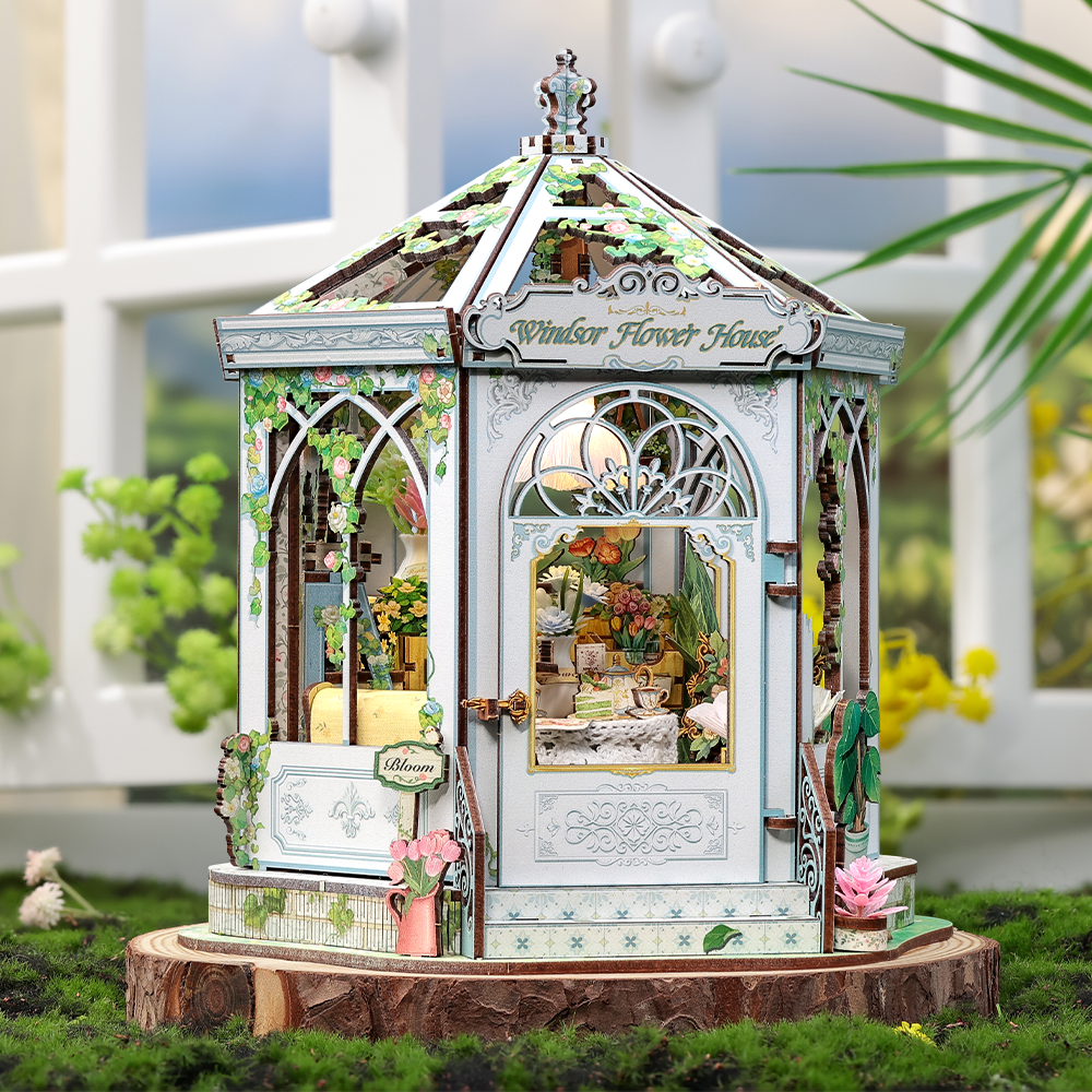 CUTEBEE DIY Miniature House | Windsor Flower House