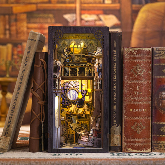 CUTEBEE DIY Book Nook Kit(Nebula Common Room)