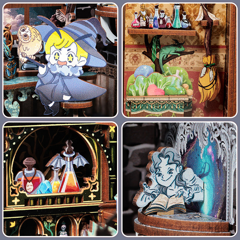 (US Warehouse Only)CUTEBEE DIY Bookends Kit (University of Miracle)