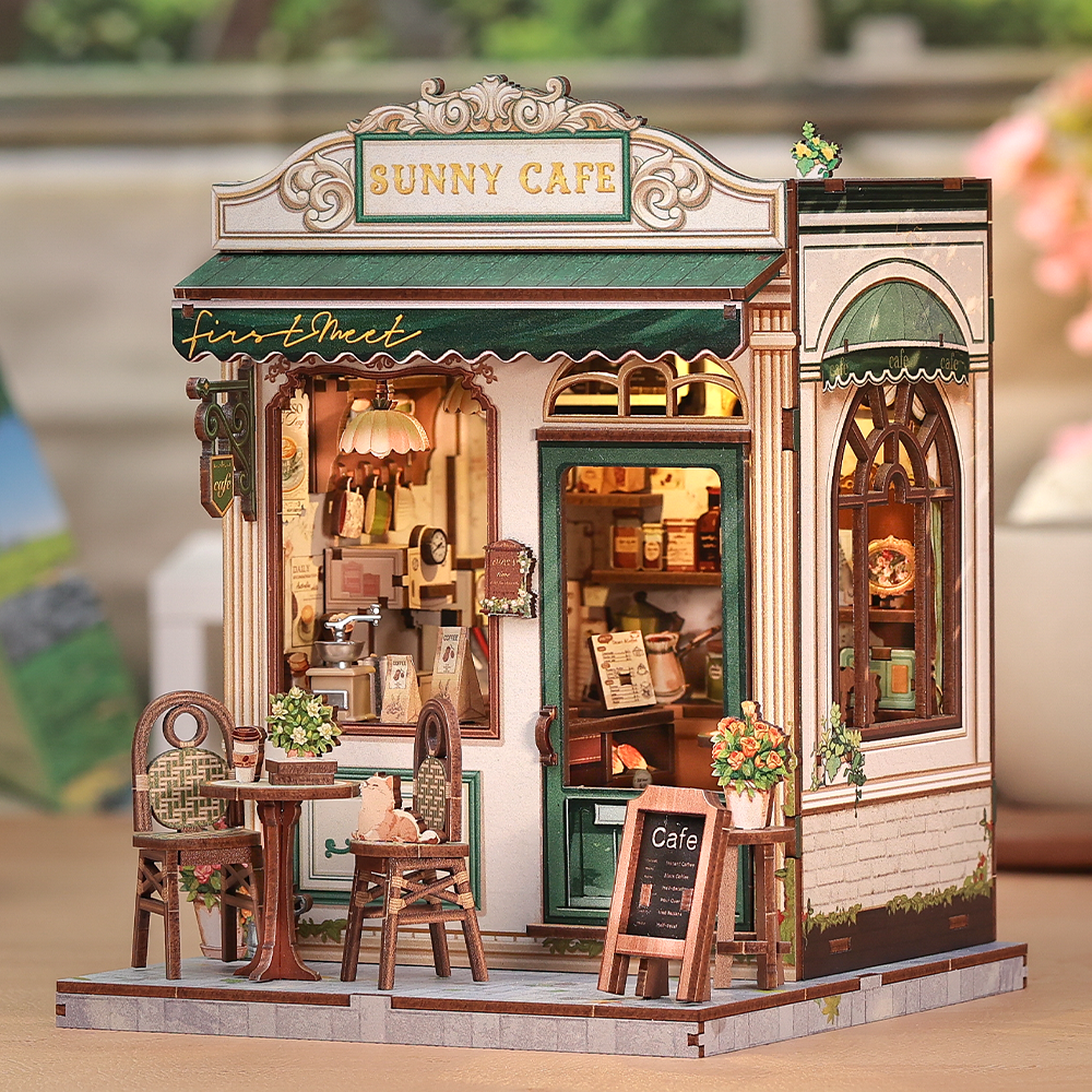 CUTEBEE DIY Miniature House | Sunny Cafe