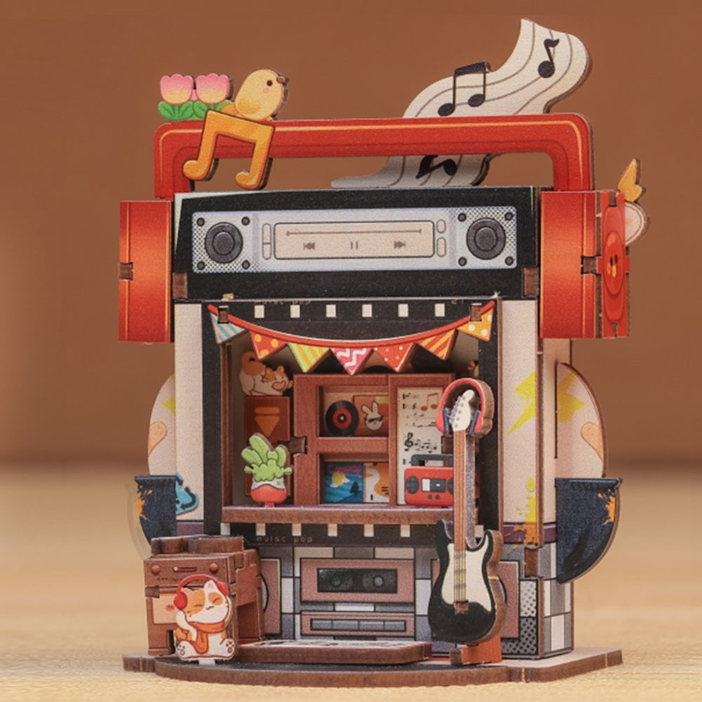 CUTEBEE Mini Store Series | TaleBox Corner-Record Store