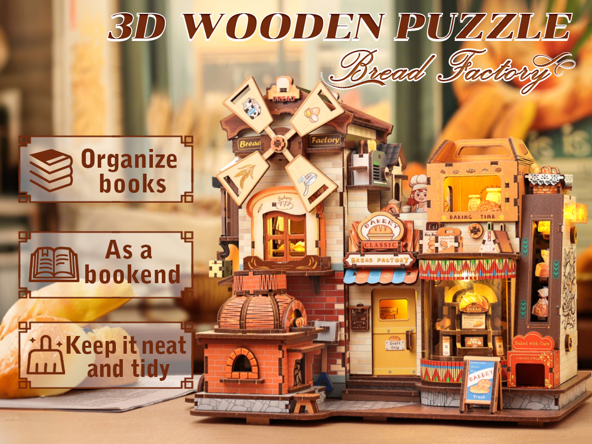 CUTEBEE DIY Miniature House |Bread Factory