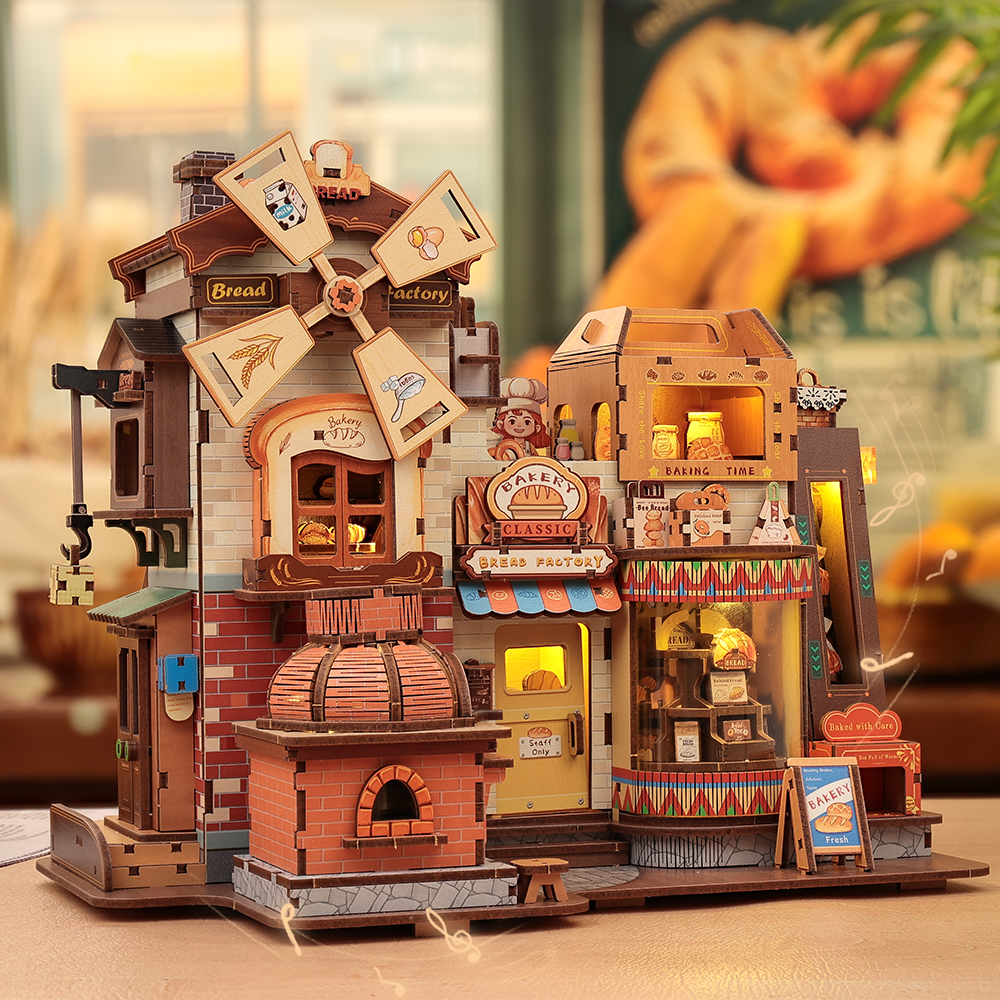 CUTEBEE DIY Miniature House |Bread Factory
