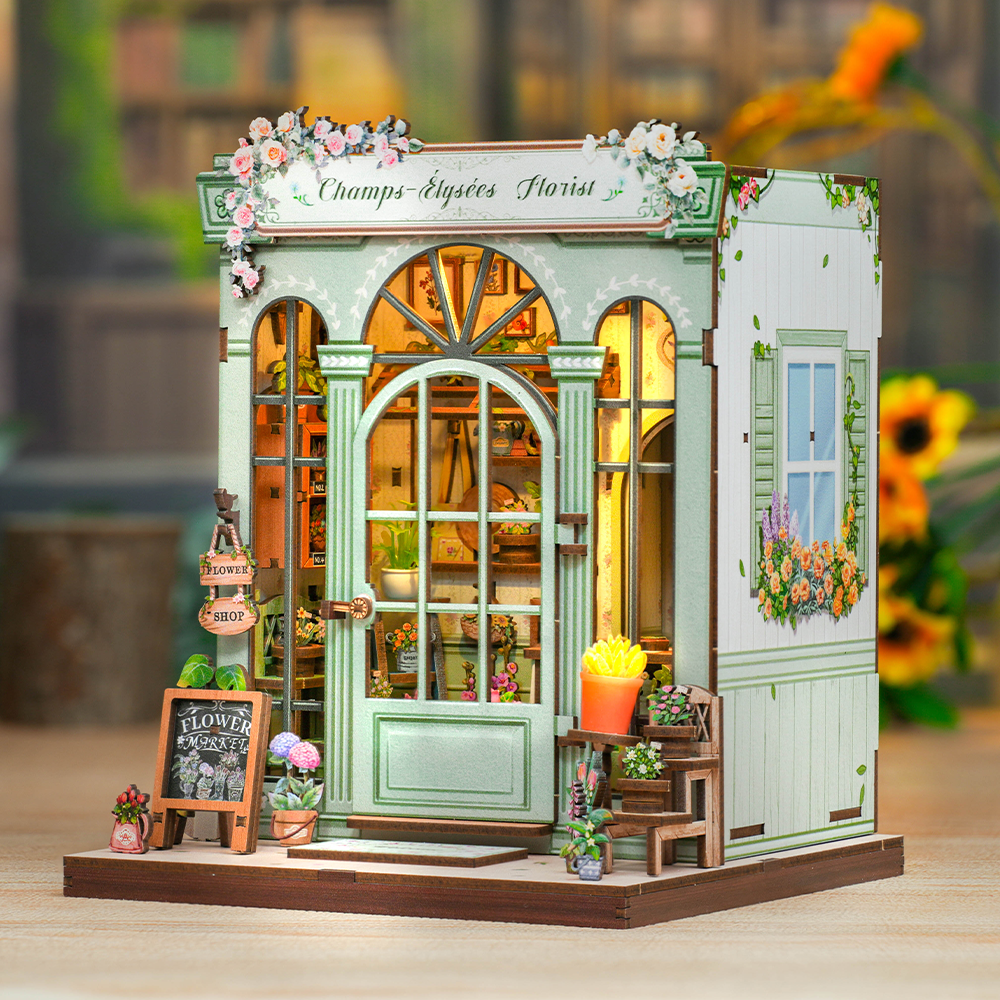 CUTEBEE DIY Book Nook Kit | Champs-Élysées Florist
