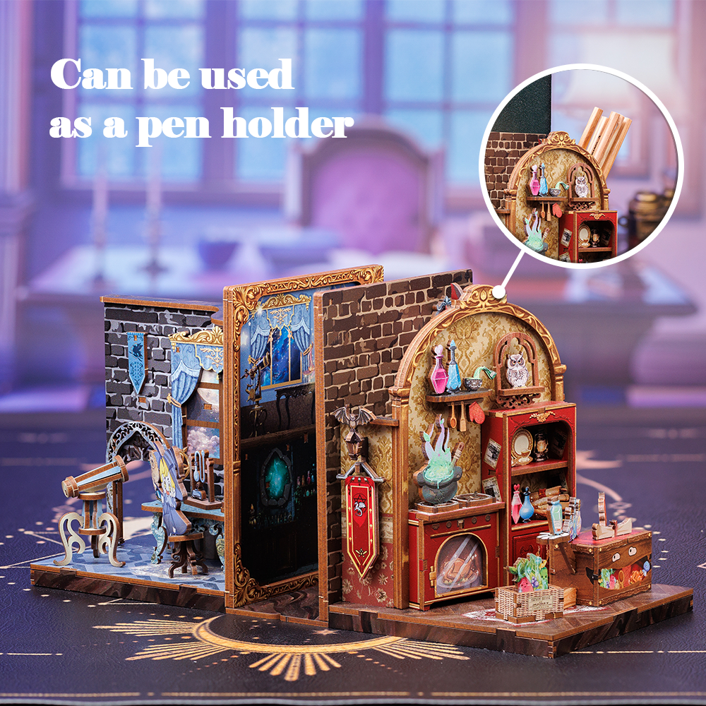 (US Warehouse Only)CUTEBEE DIY Bookends Kit (University of Miracle)