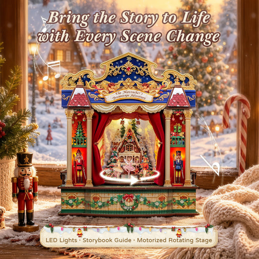 CUTEBEE DIY Miniature Theater Kits | The Nutcracker’s Dreamscape Adventure