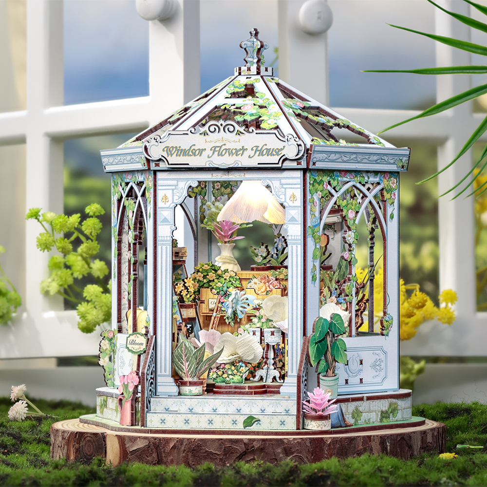 CUTEBEE DIY Miniature House | Windsor Flower House