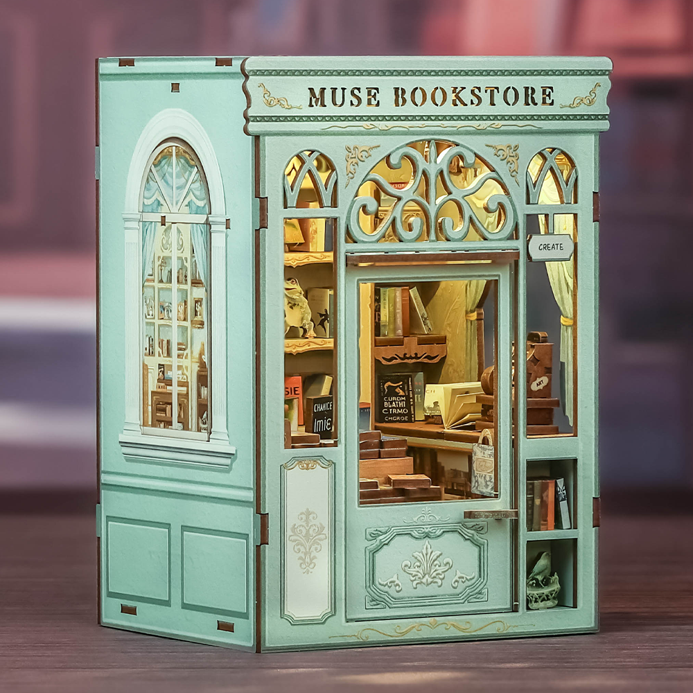 CUTEBEE DIY Book Nook Kit | Muse Bookstore