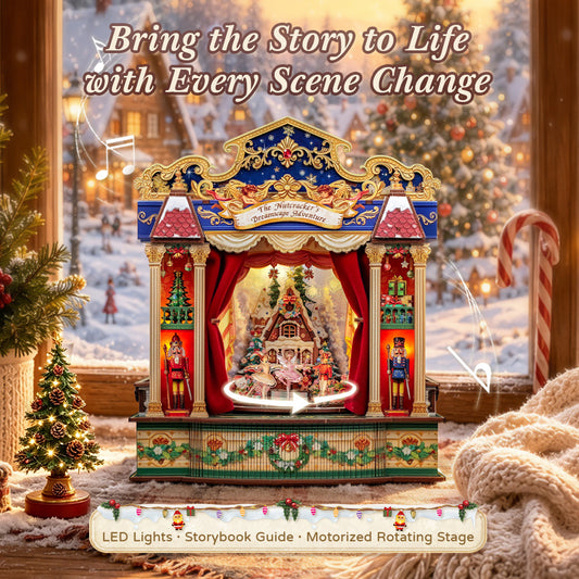 CUTEBEE DIY Miniature Theater Kits | The Nutcracker’s Dreamscape Adventure