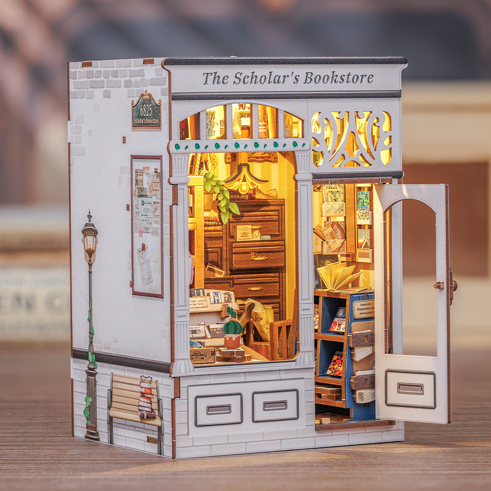 CUTEBEE DIY Book Nook Kit | The Scholar's Bookstore