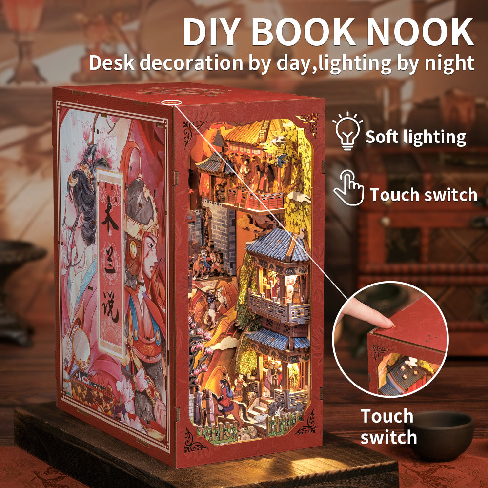CUTEBEE DIY Book Nook Kit(The Legend of Mulan)