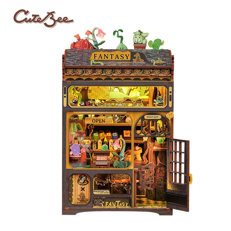 CUTEBEE DIY Book Nook Kit(Magic Shop Series)