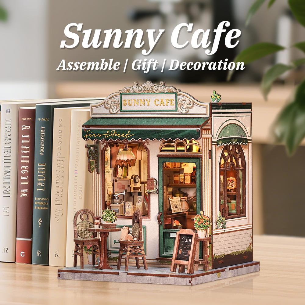 CUTEBEE DIY Miniature House | Sunny Cafe
