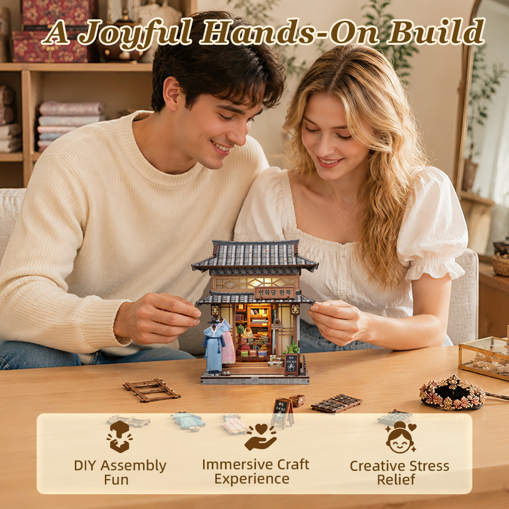 CUTEBEE DIY Miniature House | Lotus Hall Hanbok Studio