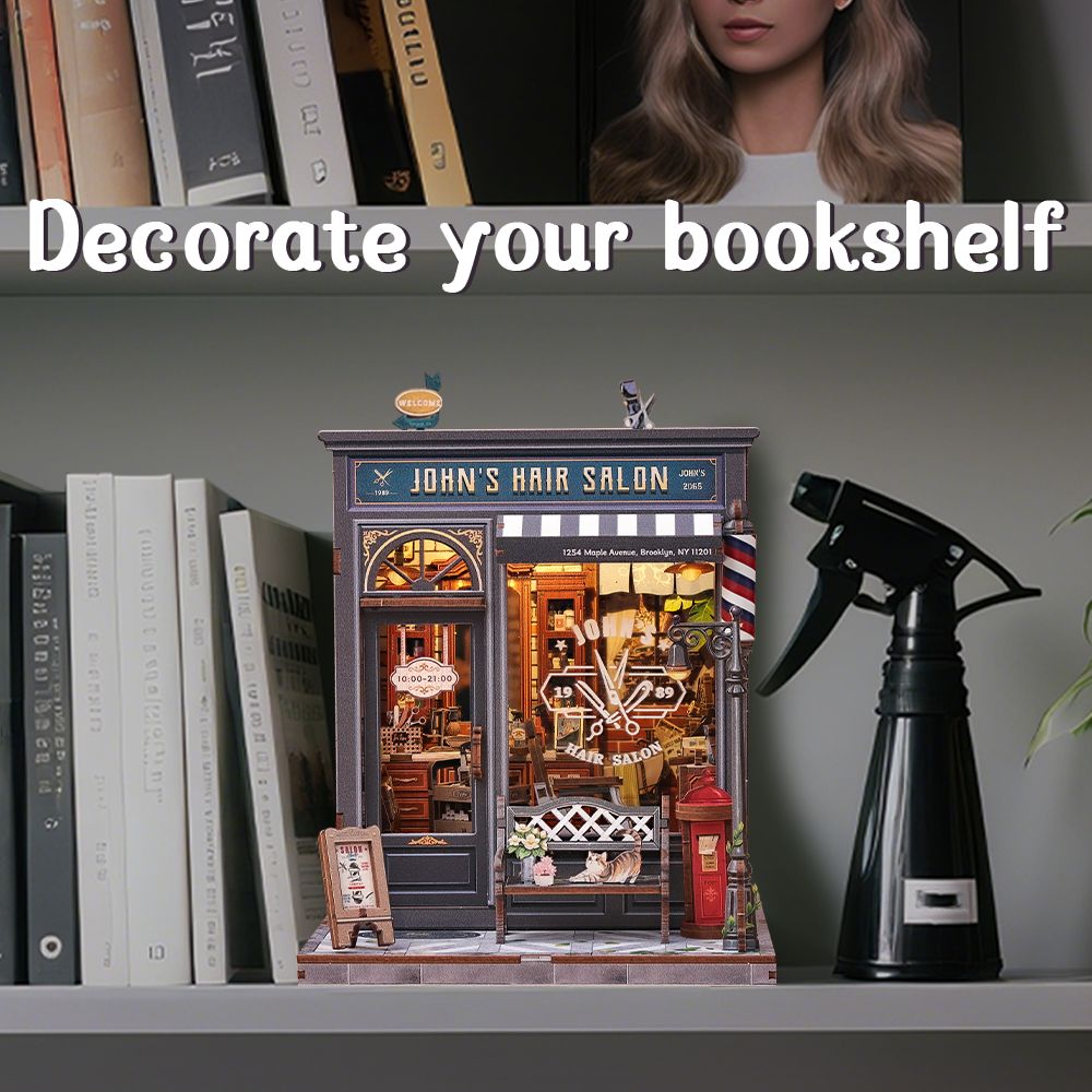 CUTEBEE DIY Miniature House | John's Hair Salon