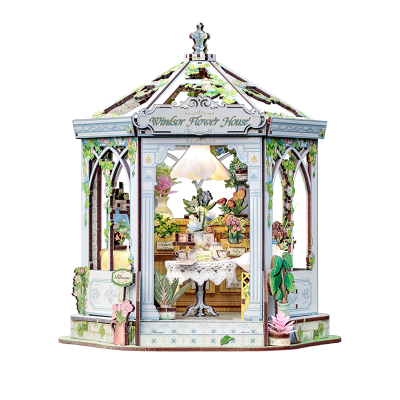 CUTEBEE DIY Miniature House | Windsor Flower House