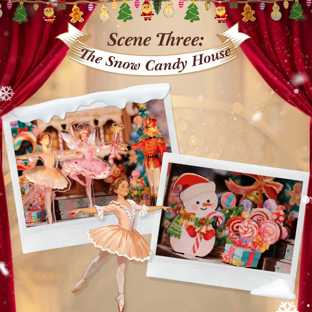CUTEBEE DIY Miniature Theater Kits | The Nutcracker’s Dreamscape Adventure