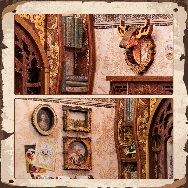 CUTEBEE DIY Book Nook Kit(Bookshop Memories)
