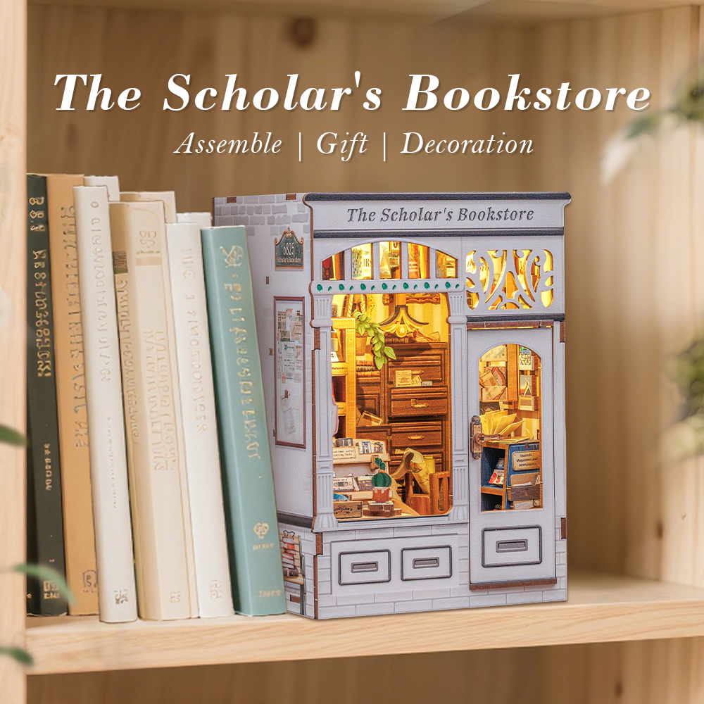 CUTEBEE DIY Book Nook Kit | The Scholar's Bookstore