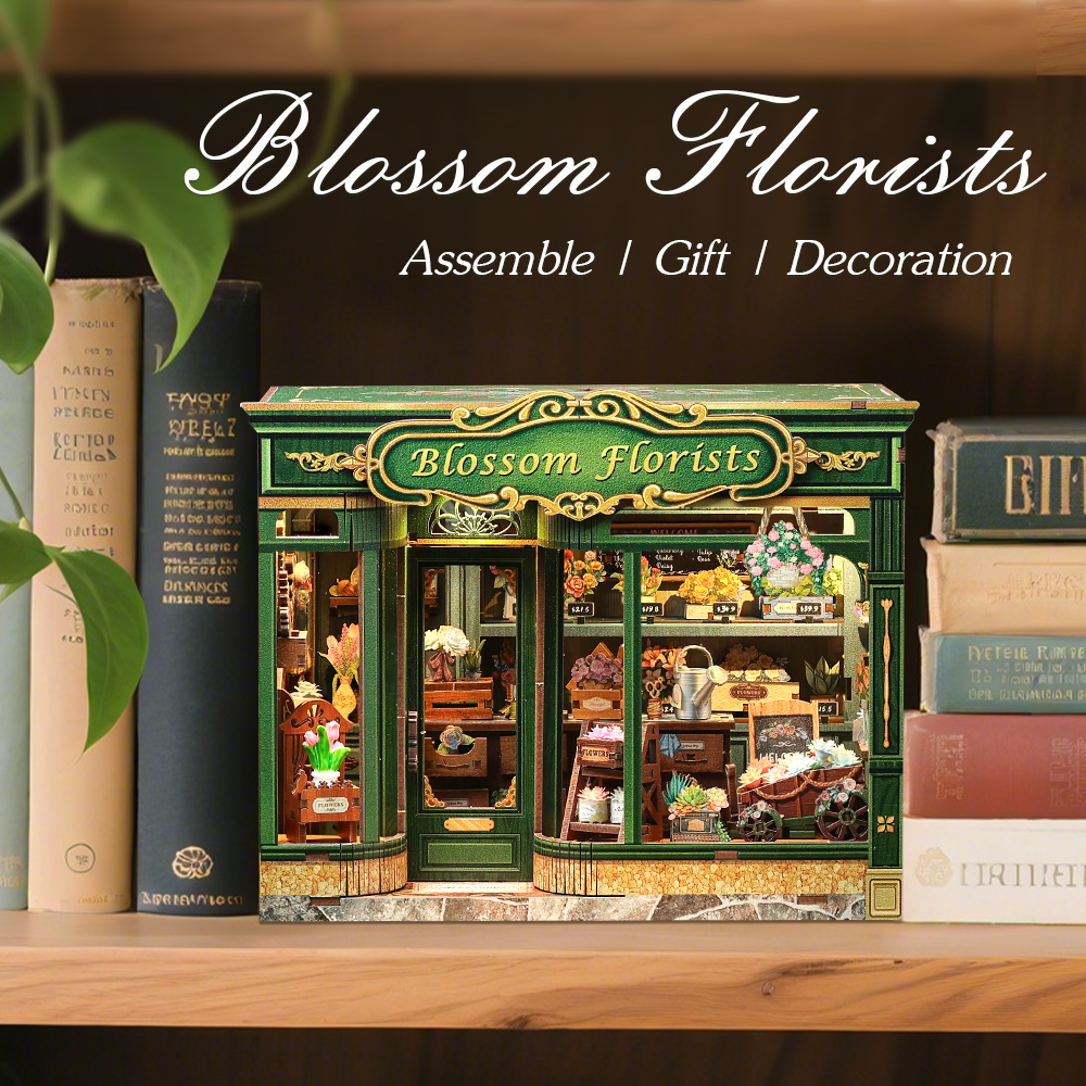 CUTEBEE DIY Dollhouse Kit | Blossom Florists