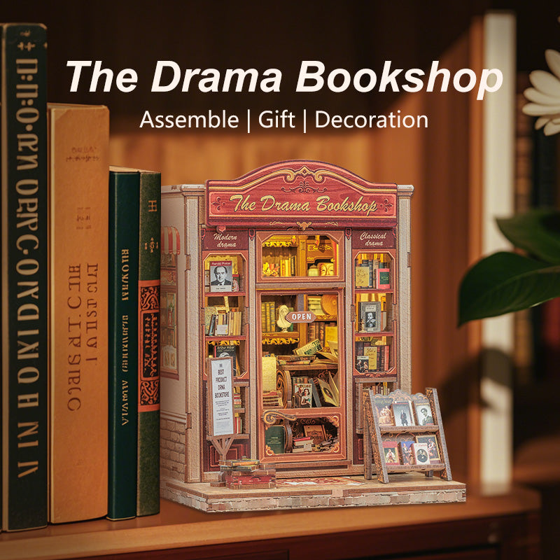 CUTEBEE DIY Book Nook Kit | The Drama Bookshop