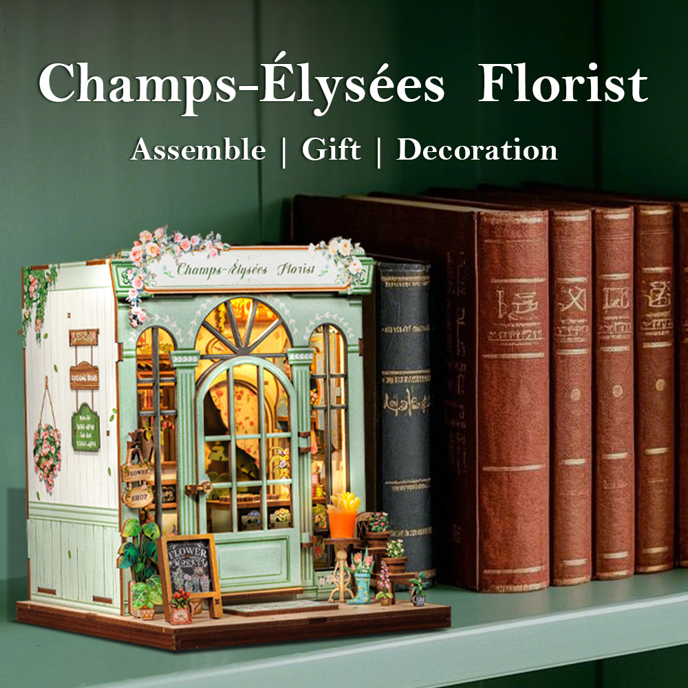 CUTEBEE DIY Book Nook Kit | Champs-Élysées Florist