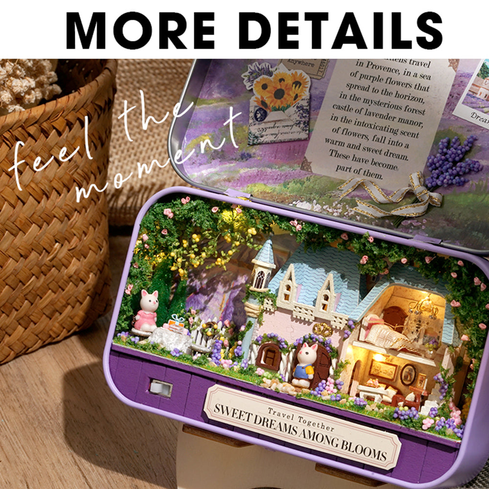 CUTEBEE Japanese Box Theatre Diy Dollhouse Kit Furniture Miniature