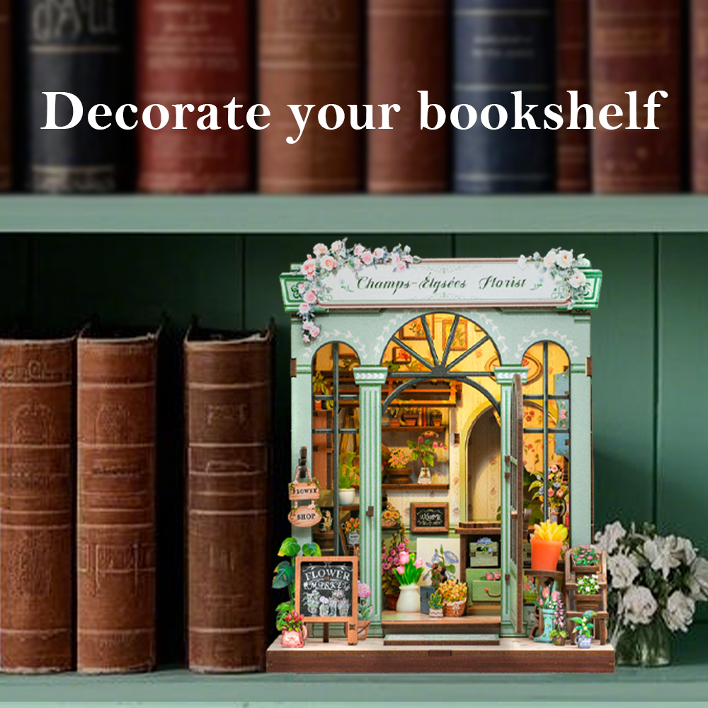 CUTEBEE DIY Book Nook Kit | Champs-Élysées Florist