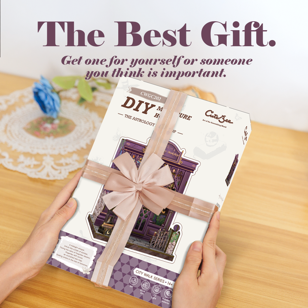 CUTEBEE DIY Book Nook Kit | The Astrology Bookshop