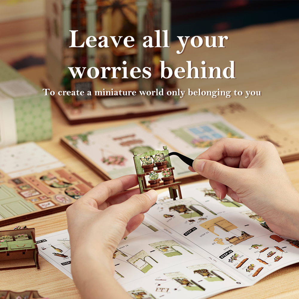 CUTEBEE DIY Book Nook Kit | Champs-Élysées Florist