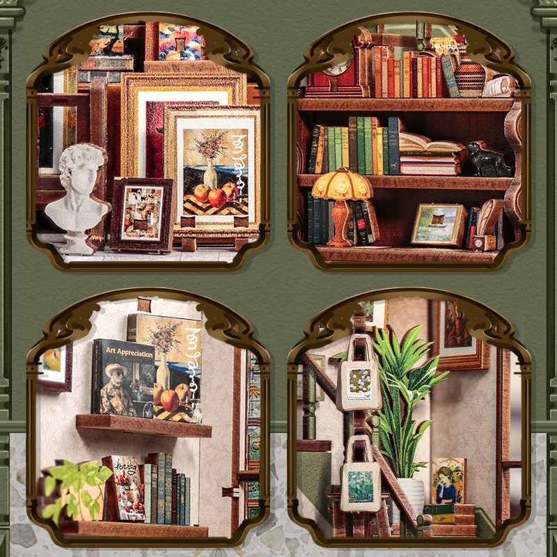 CUTEBEE DIY Miniature House | Gallery Bookstore