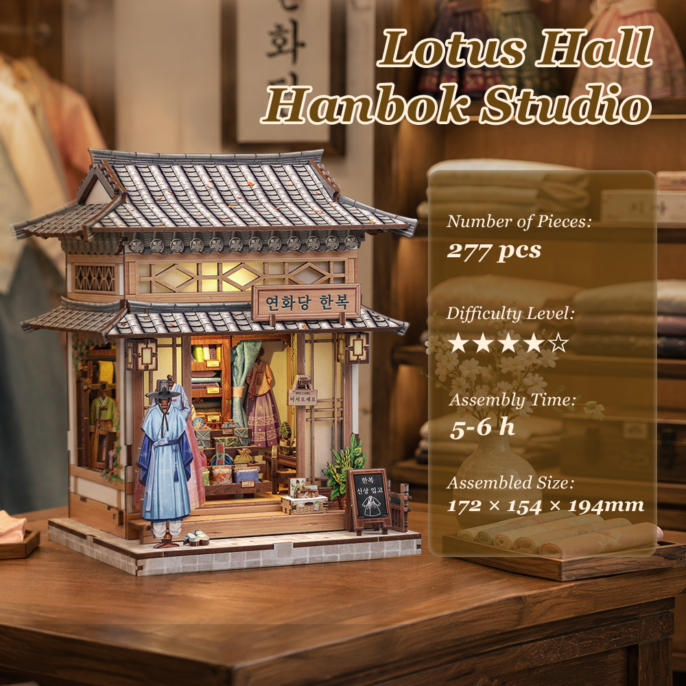 CUTEBEE DIY Miniature House | Lotus Hall Hanbok Studio