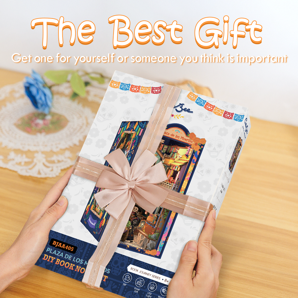 CUTEBEE DIY Book Nook Kit | Plaza de los Muertos