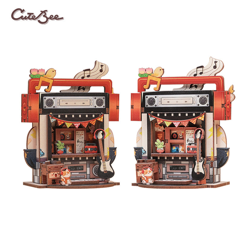 CUTEBEE Mini Store Series | TaleBox Corner-Record Store