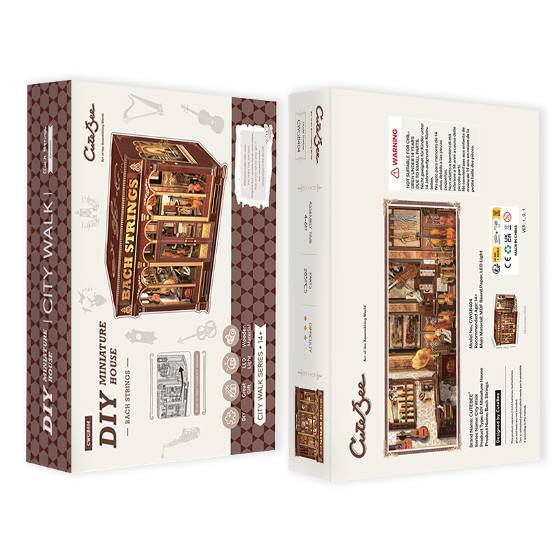 CUTEBEE DIY Miniature House | Bach Strings