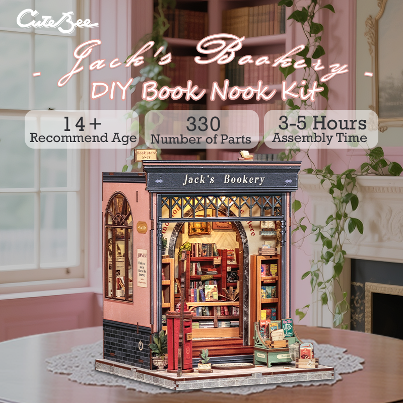CUTEBEE DIY Miniature House | Jack's Bookery