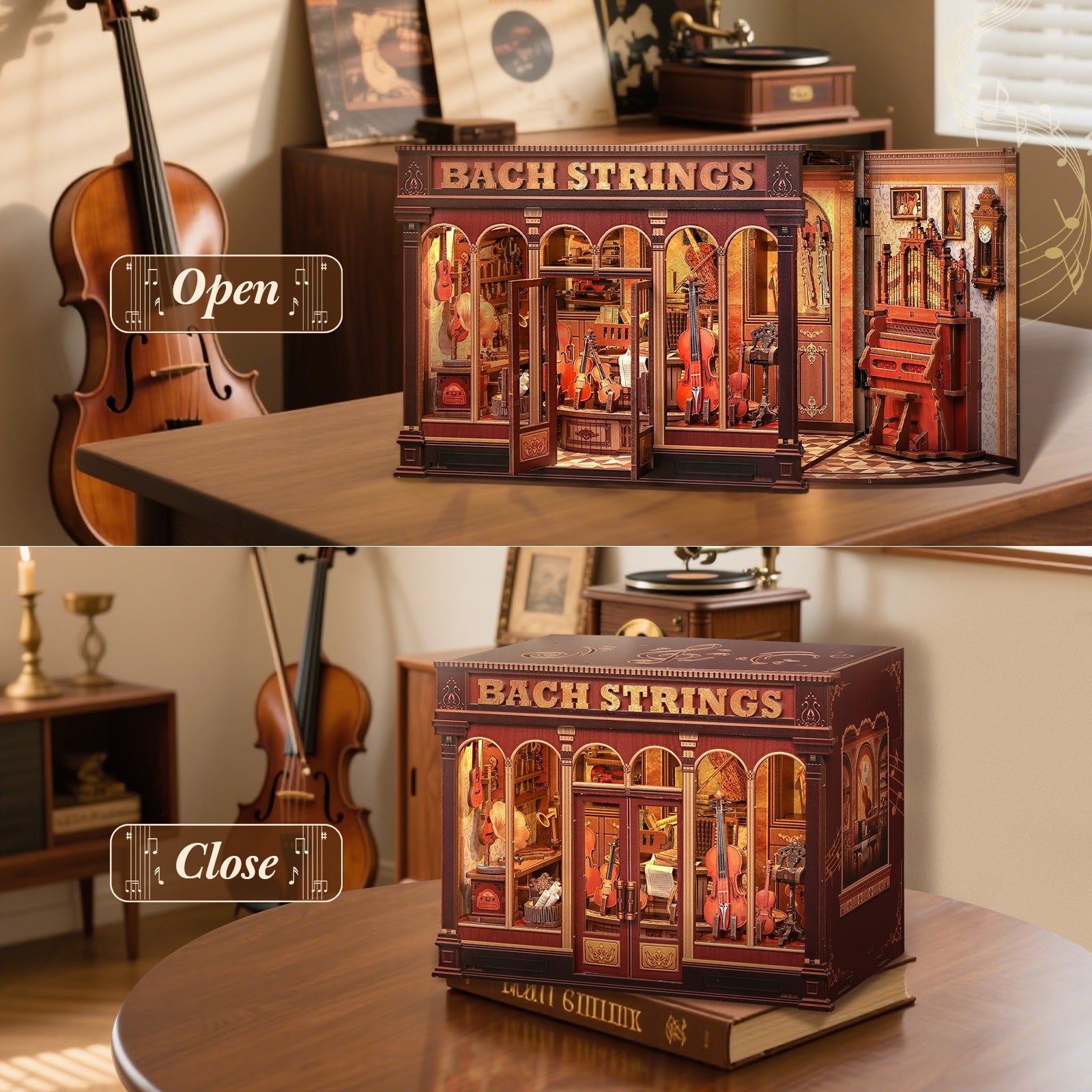 CUTEBEE DIY Miniature House | Bach Strings