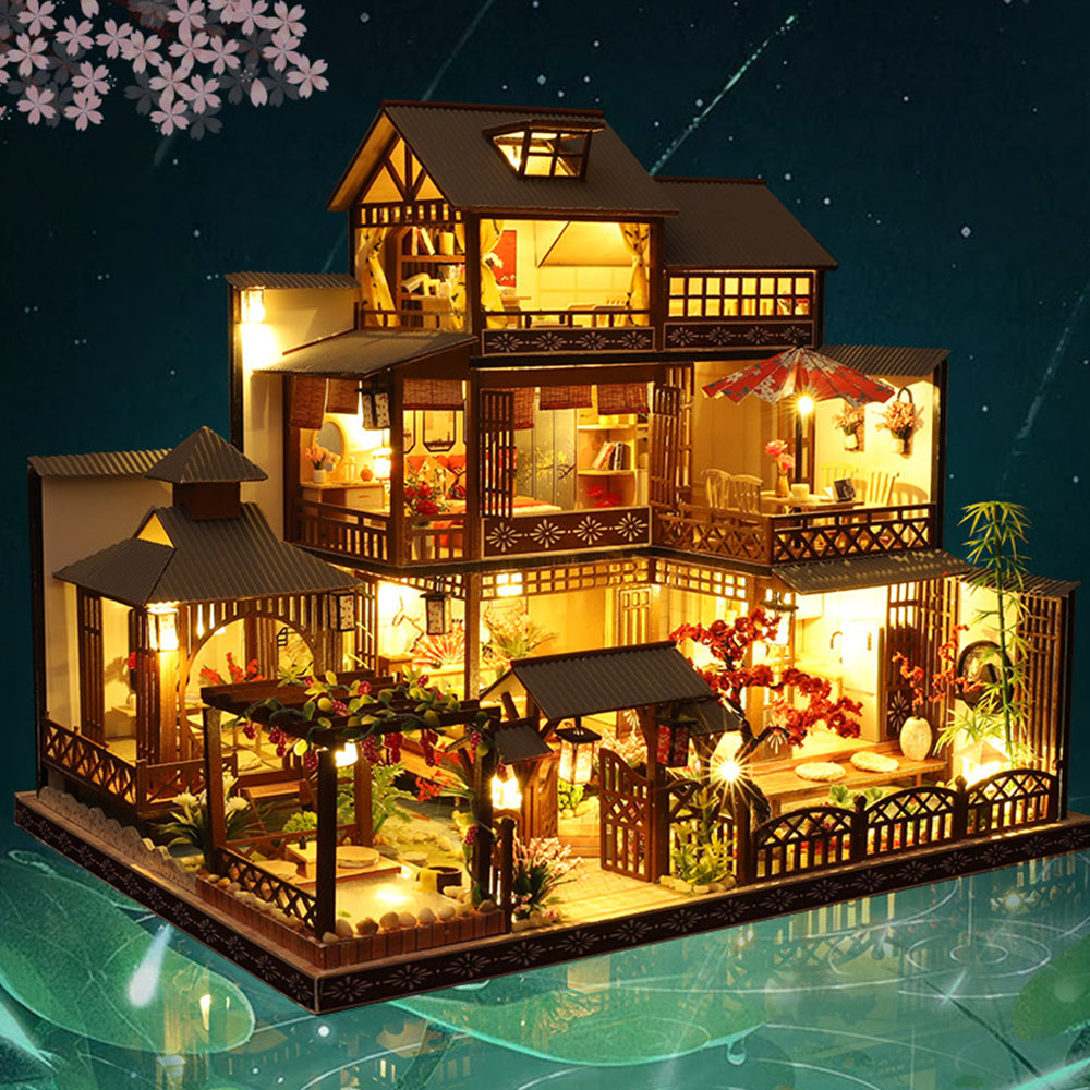 CUTEBEE 1: 24 DIY Dollhouse Kit (Yaquan Court)