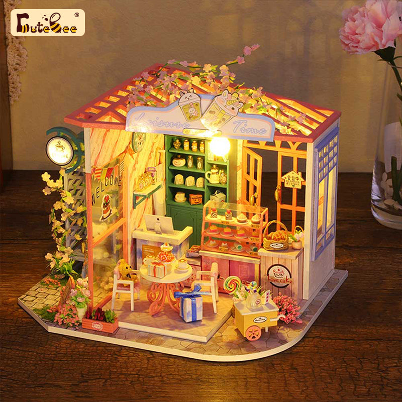 CUTEBEE 1:24 DIY Dollhouse Kit ( Story of Flowers )