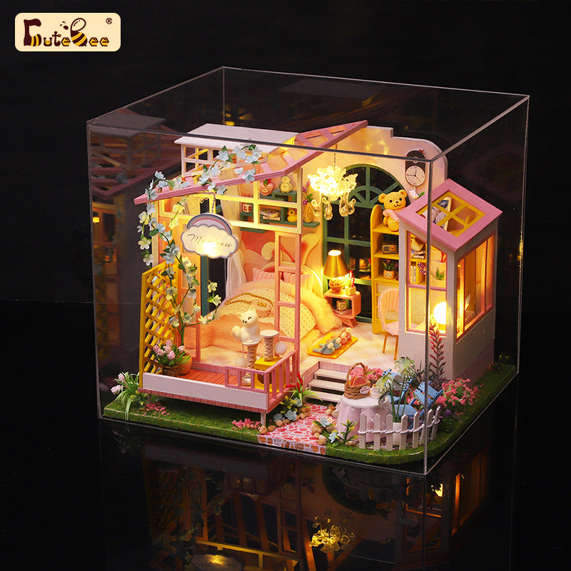 CUTEBEE 1:24 DIY Dollhouse Kit ( Story of Flowers )